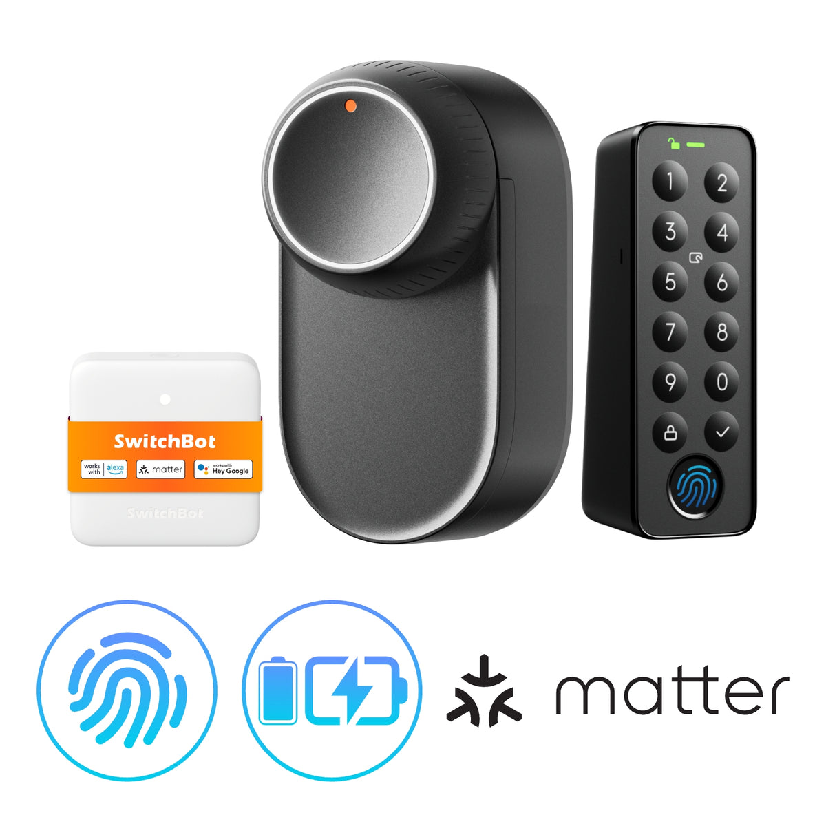 SwitchBot ドアロックセット　echo dot with clock SwitchBot Lock Ultra Touch Combo – SwitchBot International