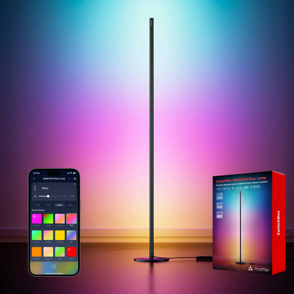 SwitchBot RGBICWW Floor Lamp – SwitchBot International