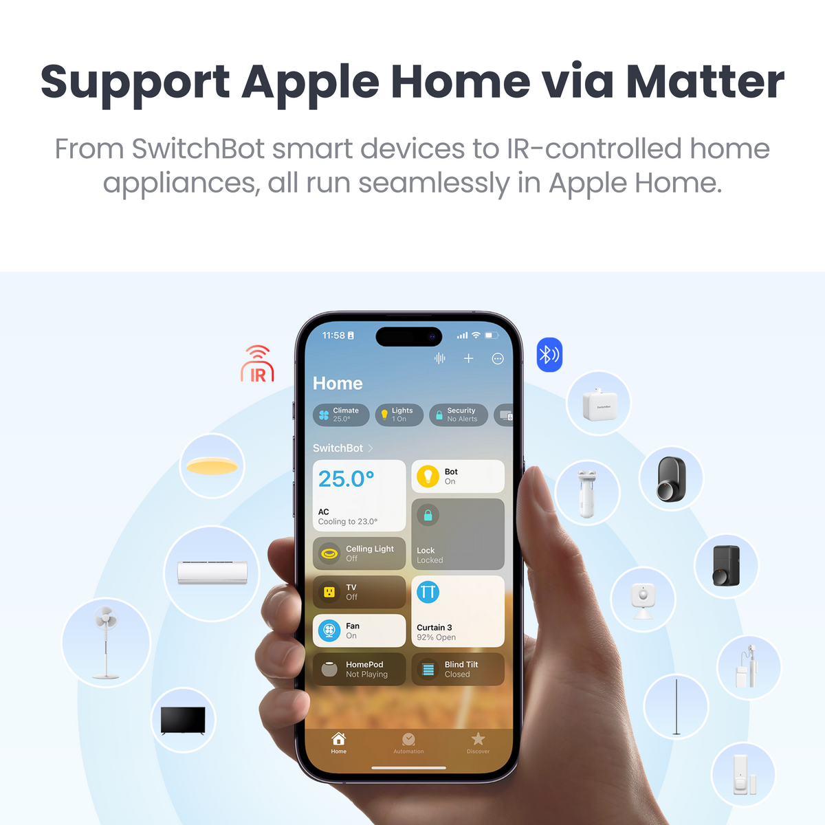 SwitchBot Hub Mini Matter Enabled | Smart Home Control Hub