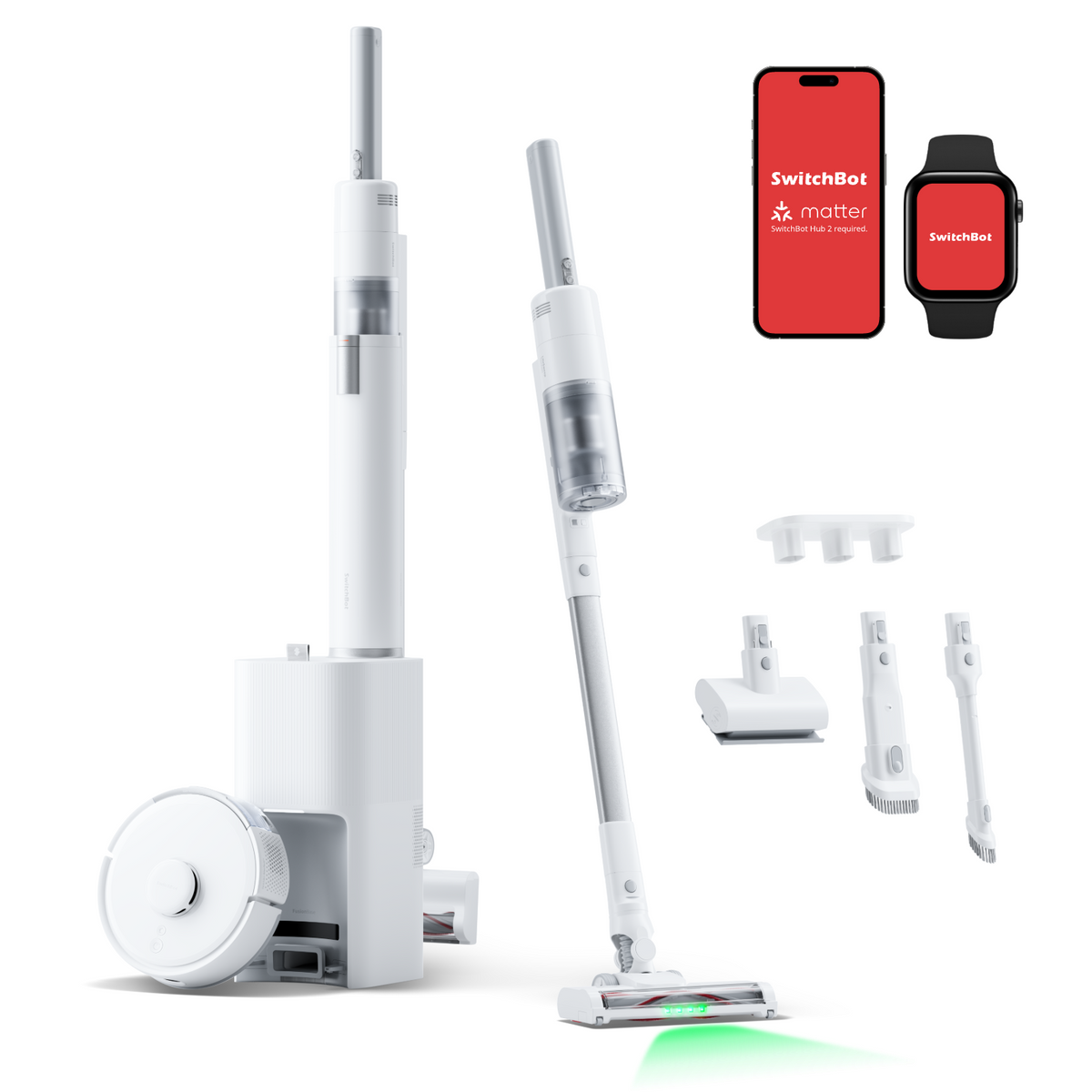 SwitchBot スイッチボット ロボット掃除機 K10+ Pro Combo SwitchBot K10+ Pro Robot Vacuum Combo | Robot & Cordless Vacuum