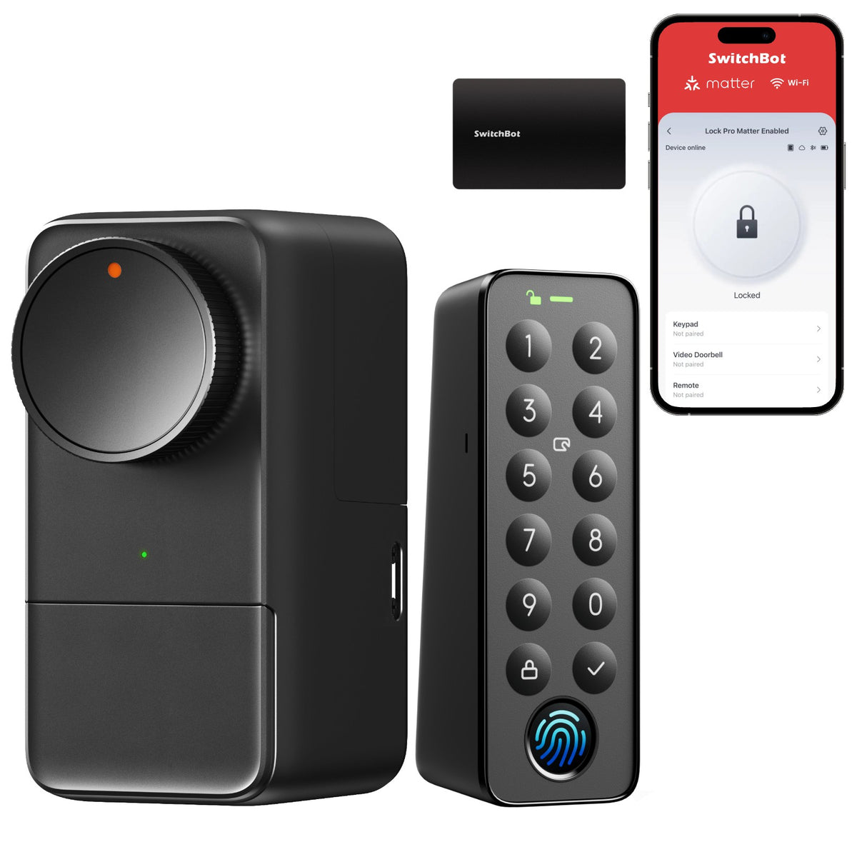 Switch Bot ロック Pro SwitchBot Lock Pro Matter Enabled Touch Combo – SwitchBot