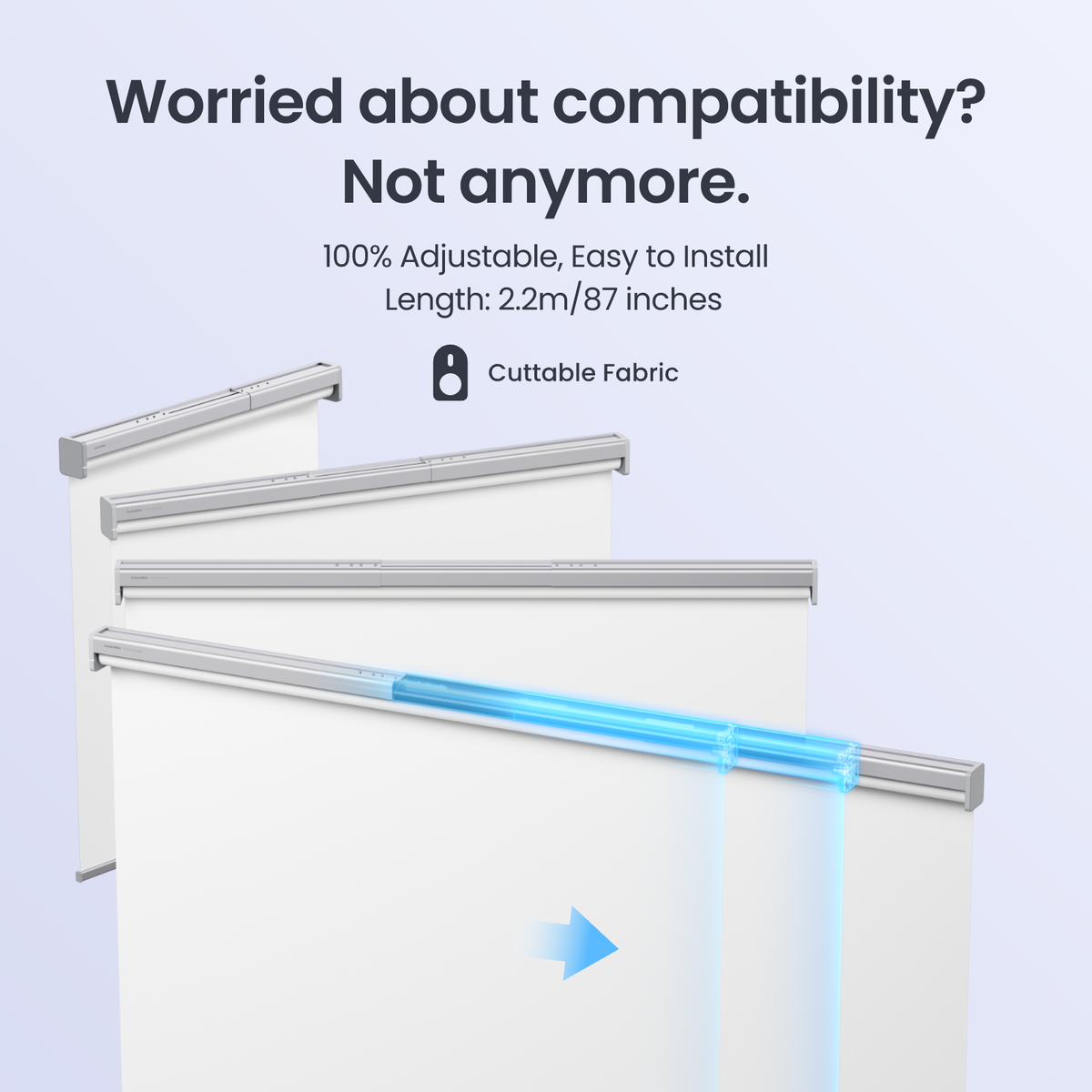 SwitchBot Solar Smart Shade Bundle | Automated Window Blinds with