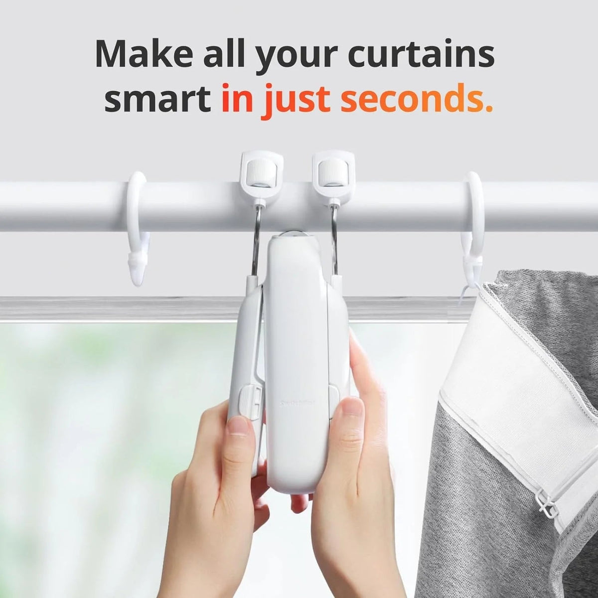Bott サーマル SwitchBot Curtain 3 Solar Panel Combo | Automatic Curtain Robot