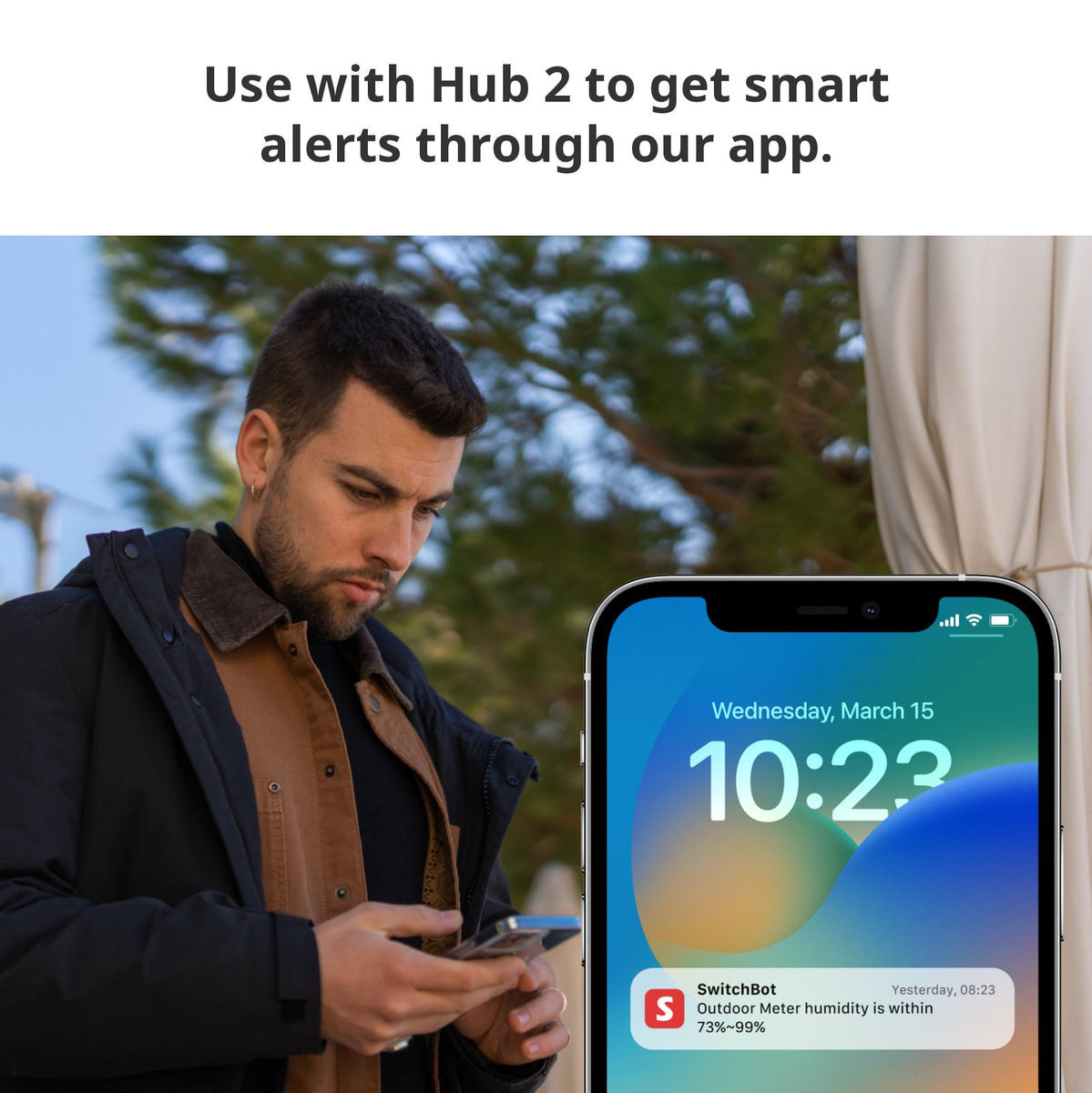 Accurate Indoor/Outdoor Thermo-Hygrometer Combo | SwitchBot