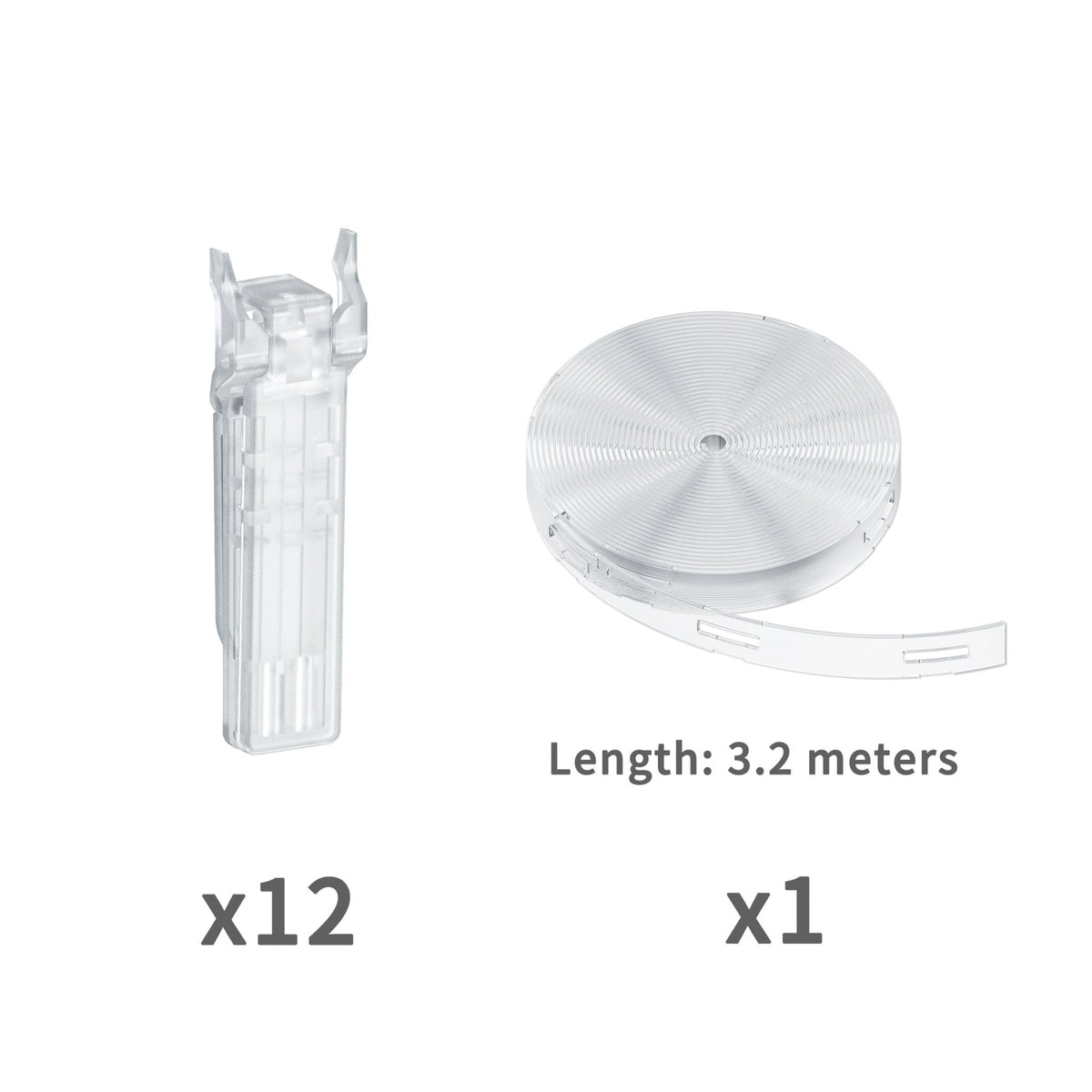 SwitchBot Curtain Grommet Kit for SwitchBot Curtain Rod 2, U Rail