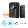 SwitchBot Lock Pro - Lock Pro + Hub Mini Matter Enabled + Keypad Touch / EU/UK / Black