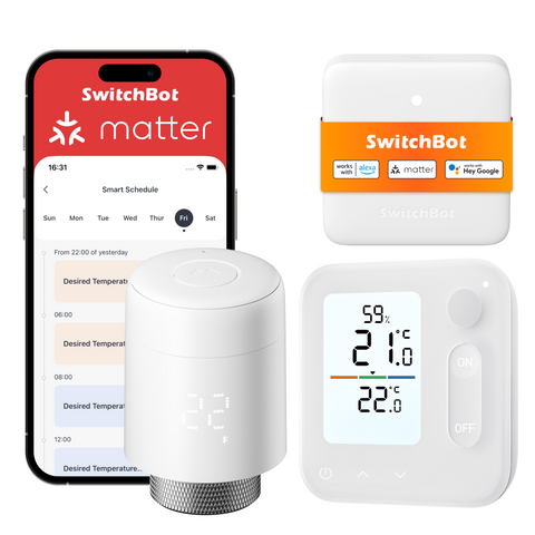 SwitchBot Smart Radiator Thermostat Panel Matter Combo