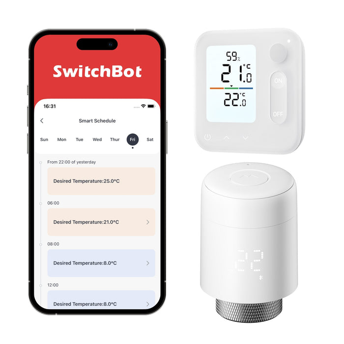 SwitchBot Smart Radiator Thermostat Panel Combo