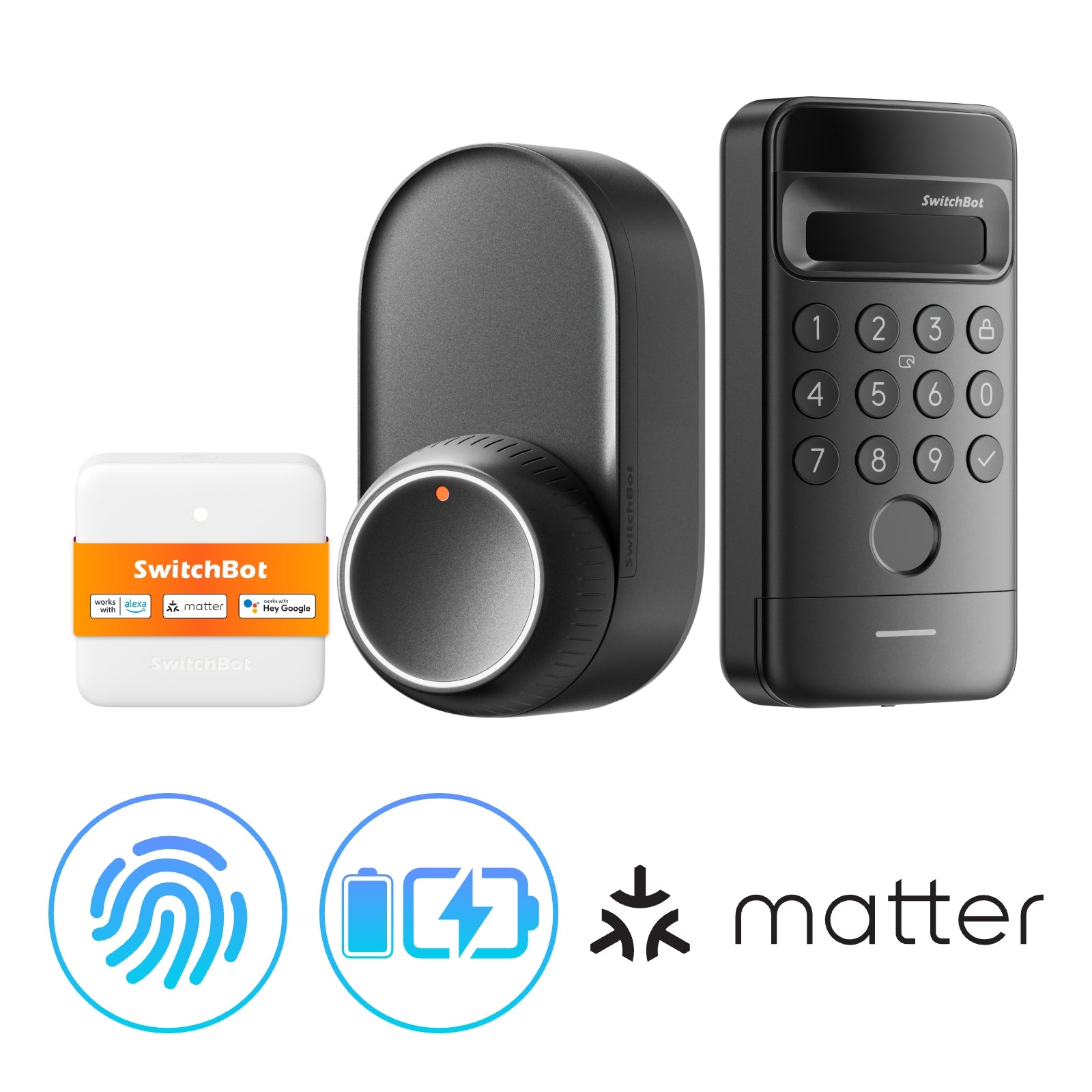 SwitchBot ドアロックセット　echo dot with clock SwitchBot Lock Ultra Vision Combo – SwitchBot International