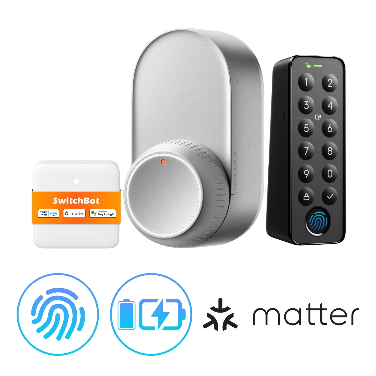 SwitchBot ドアロックセット　echo dot with clock SwitchBot Lock Ultra Touch Combo – SwitchBot International