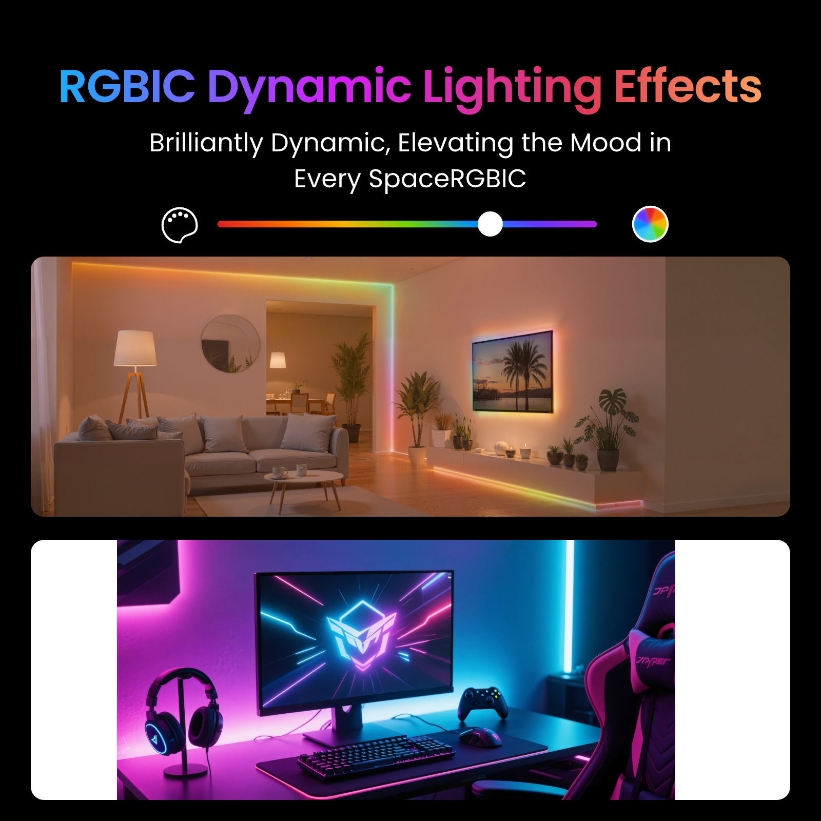 SwitchBot RGBICWW Strip Light