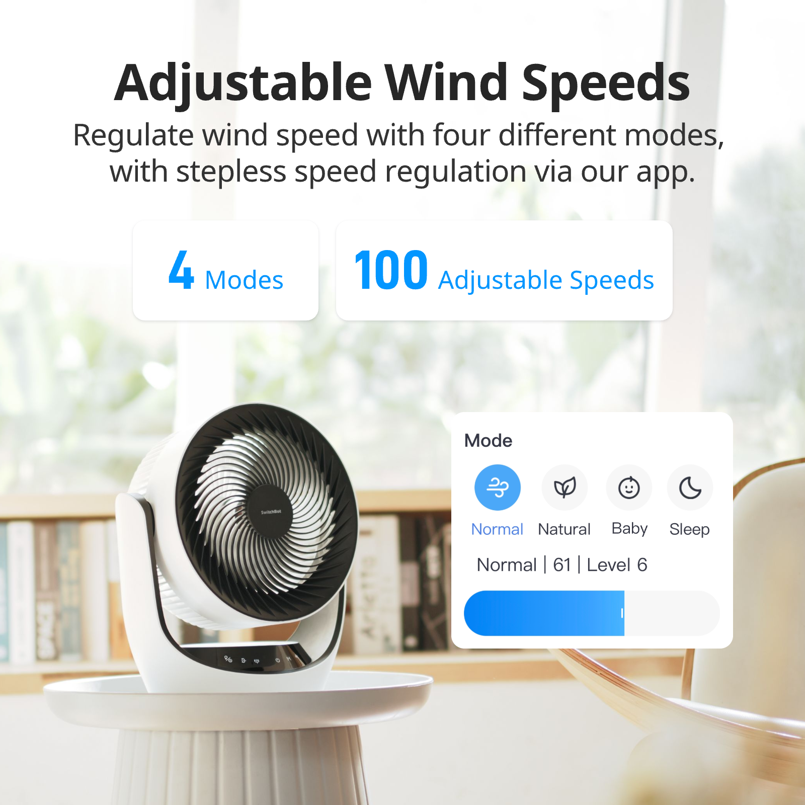 SwitchBot サーキュレーターBattery Circulator Fan SwitchBot Battery Circulator Fan – SwitchBot International