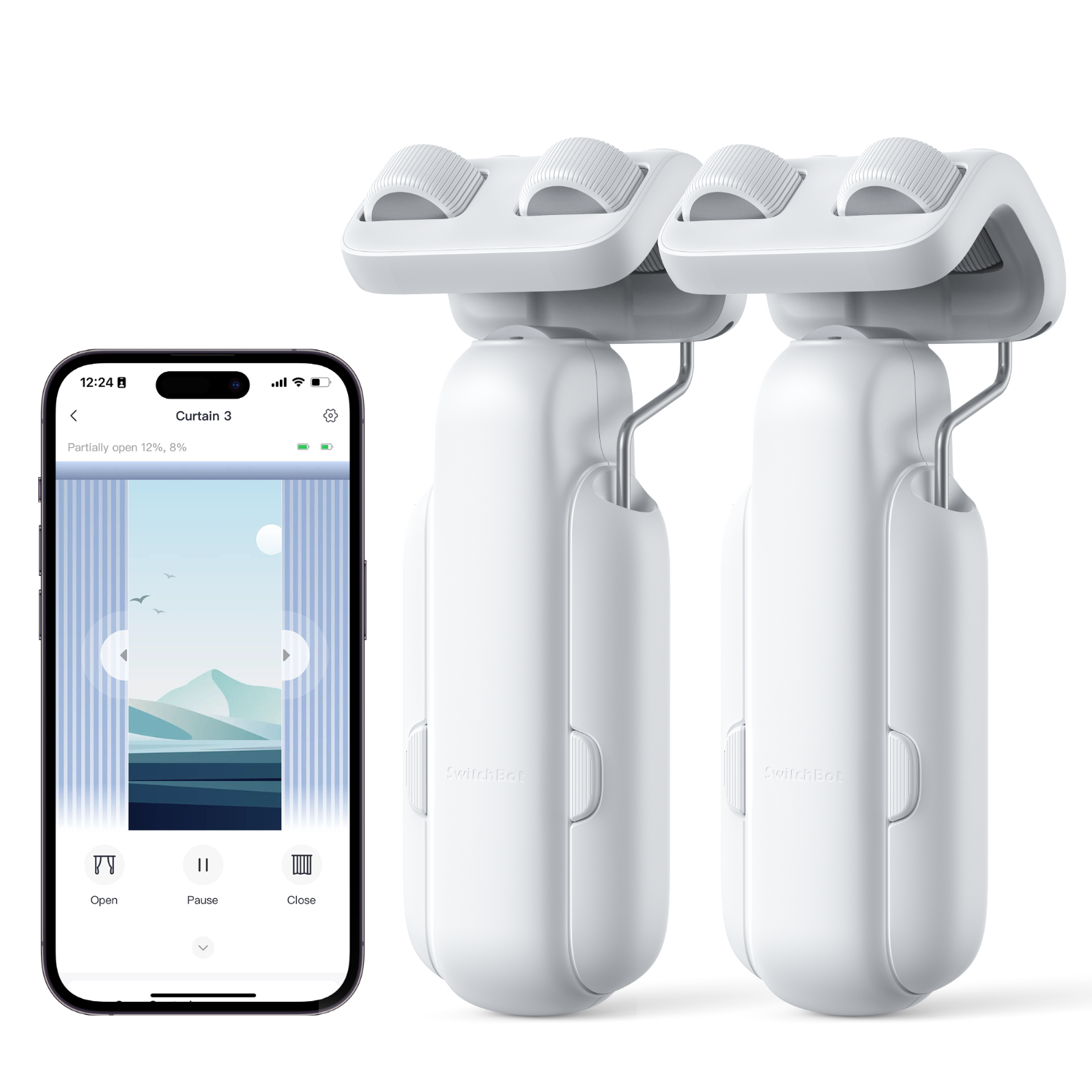 SwitchBot Curtain 3 Rod Type 1