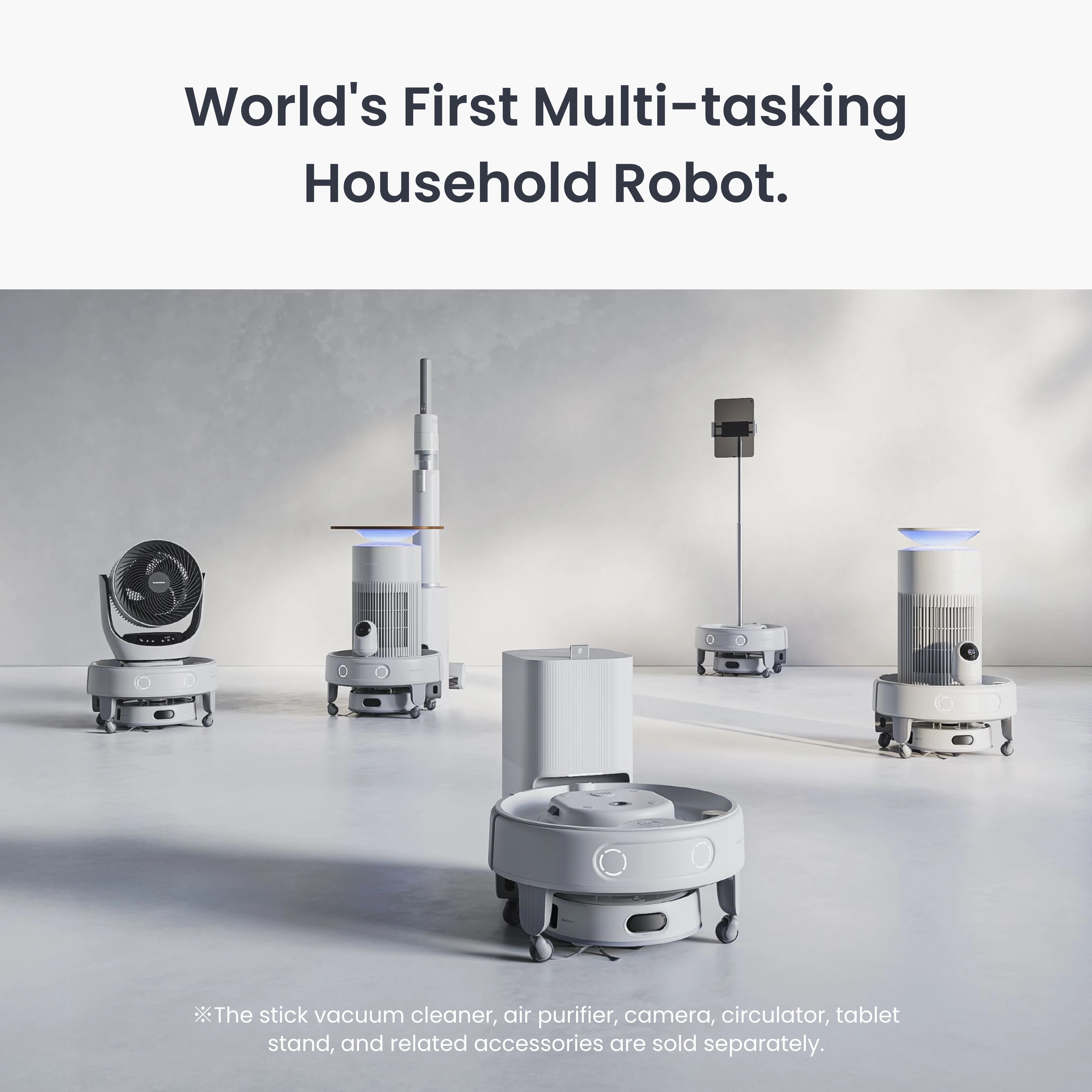 SwitchBot Mini Robot Vacuum K20+ Pro The World's First Multi