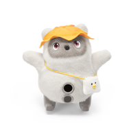 KATA Friends Outfits Yellow Rain Hat and Shoulder Bag - SwitchBot