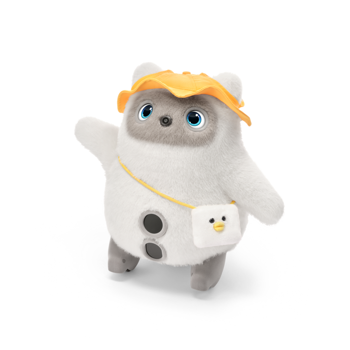 KATA Friends Outfits Yellow Rain Hat and Shoulder Bag - SwitchBot