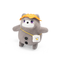 KATA Friends Outfits Yellow Rain Hat and Shoulder Bag - SwitchBot