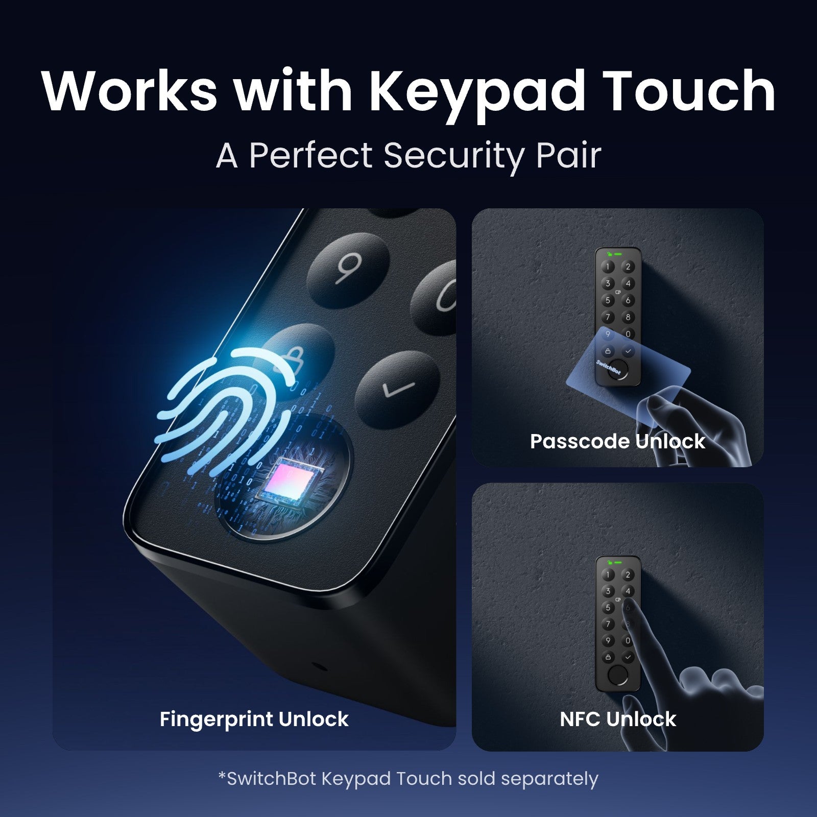 Pro Touch Lock SwitchBot Lock Pro Matter Enabled – SwitchBot International
