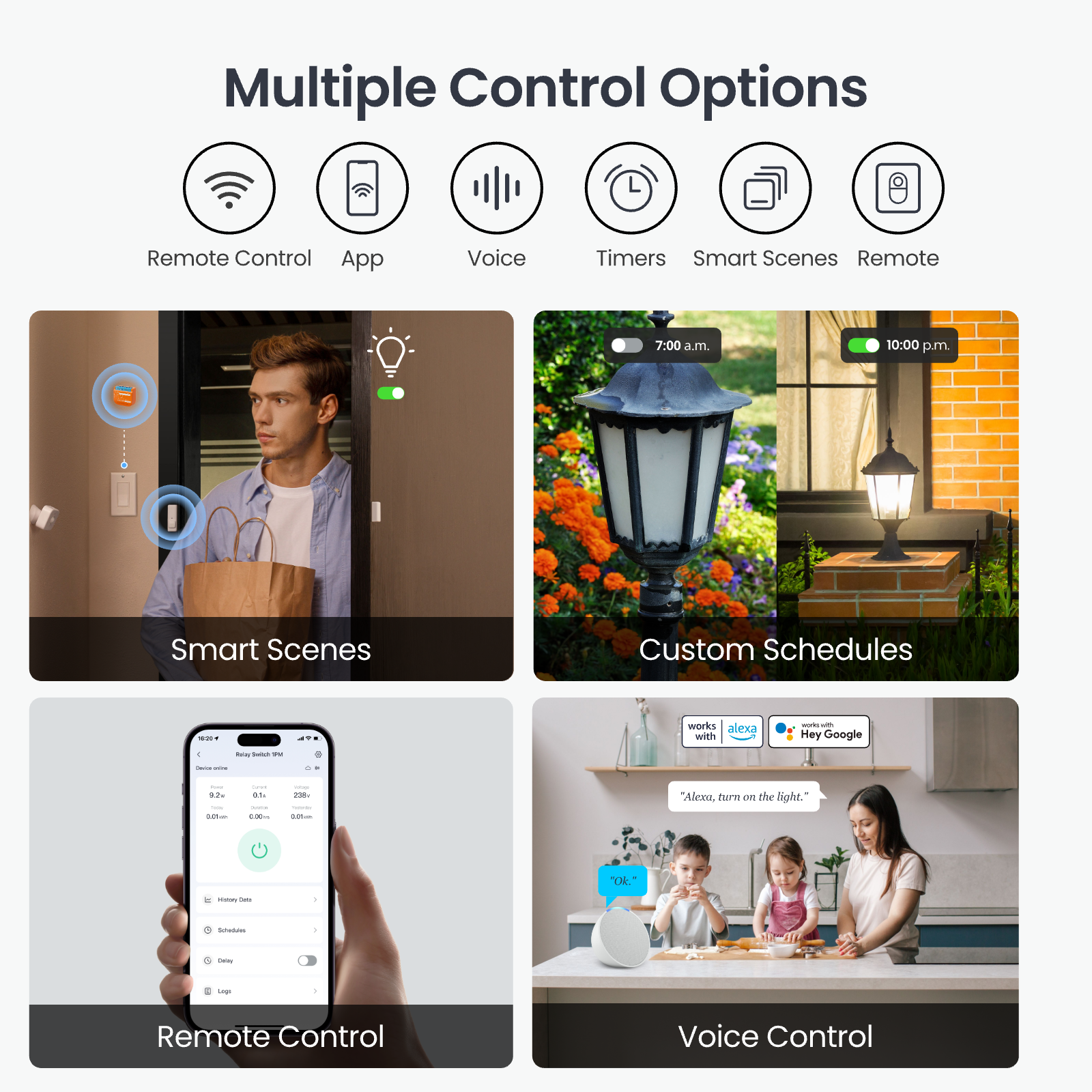 SwitchBot Relay Switch 1PM | Smart Home Integration with Power ...