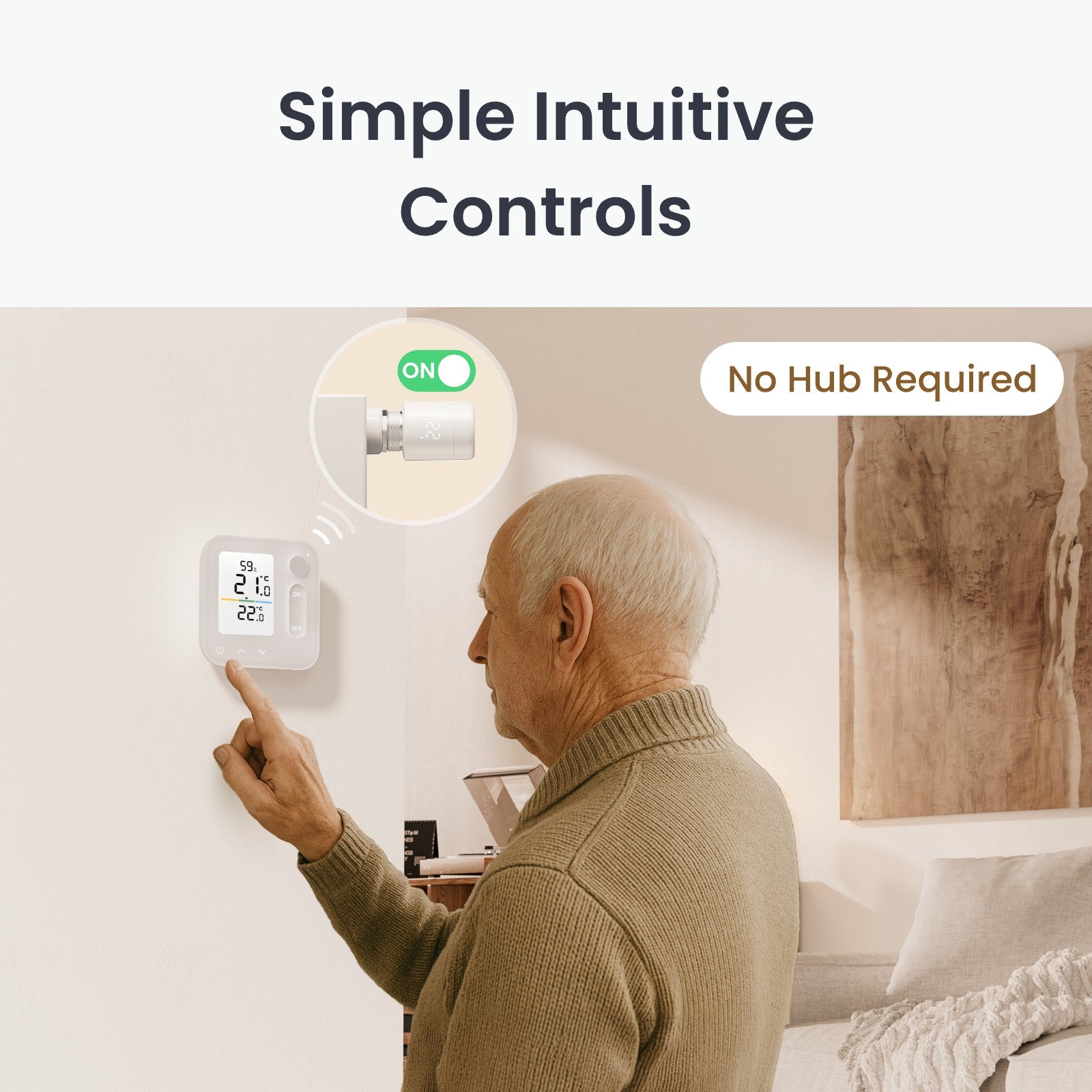 SwitchBot Smart Radiator Thermostat Panel Matter Combo
