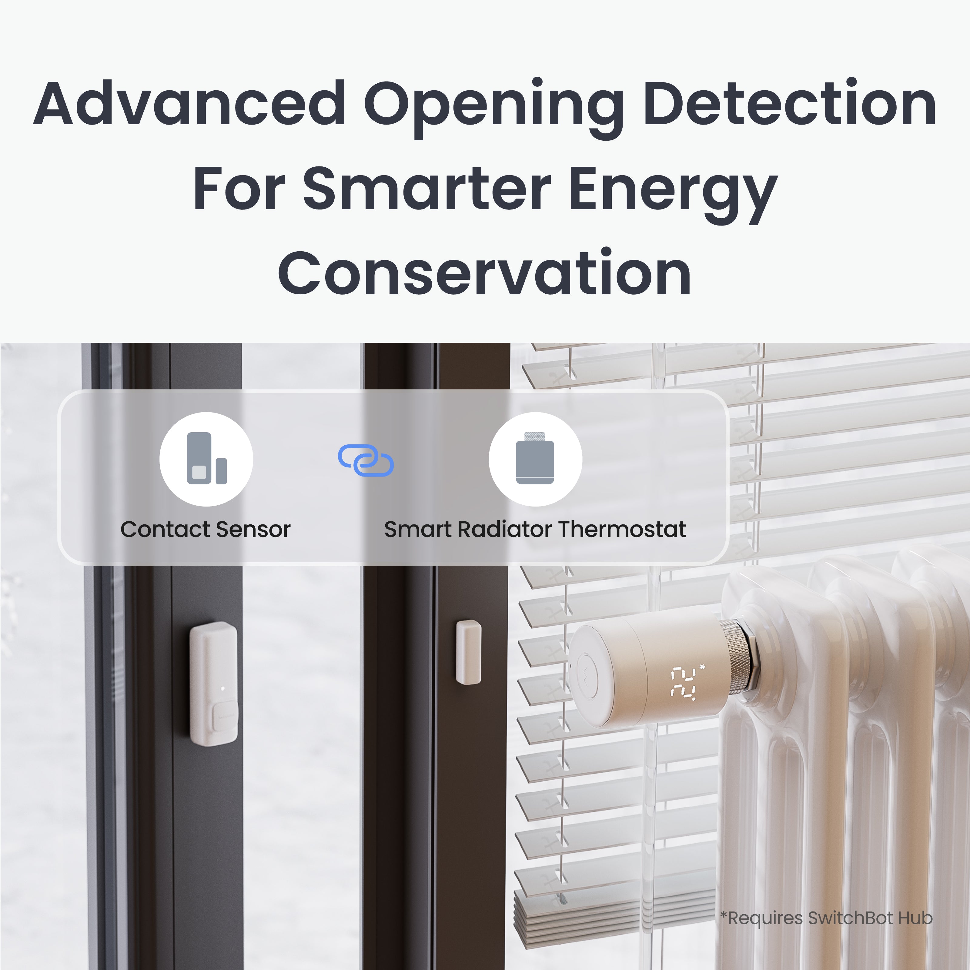 SwitchBot Smart Radiator Thermostat Panel Matter Combo