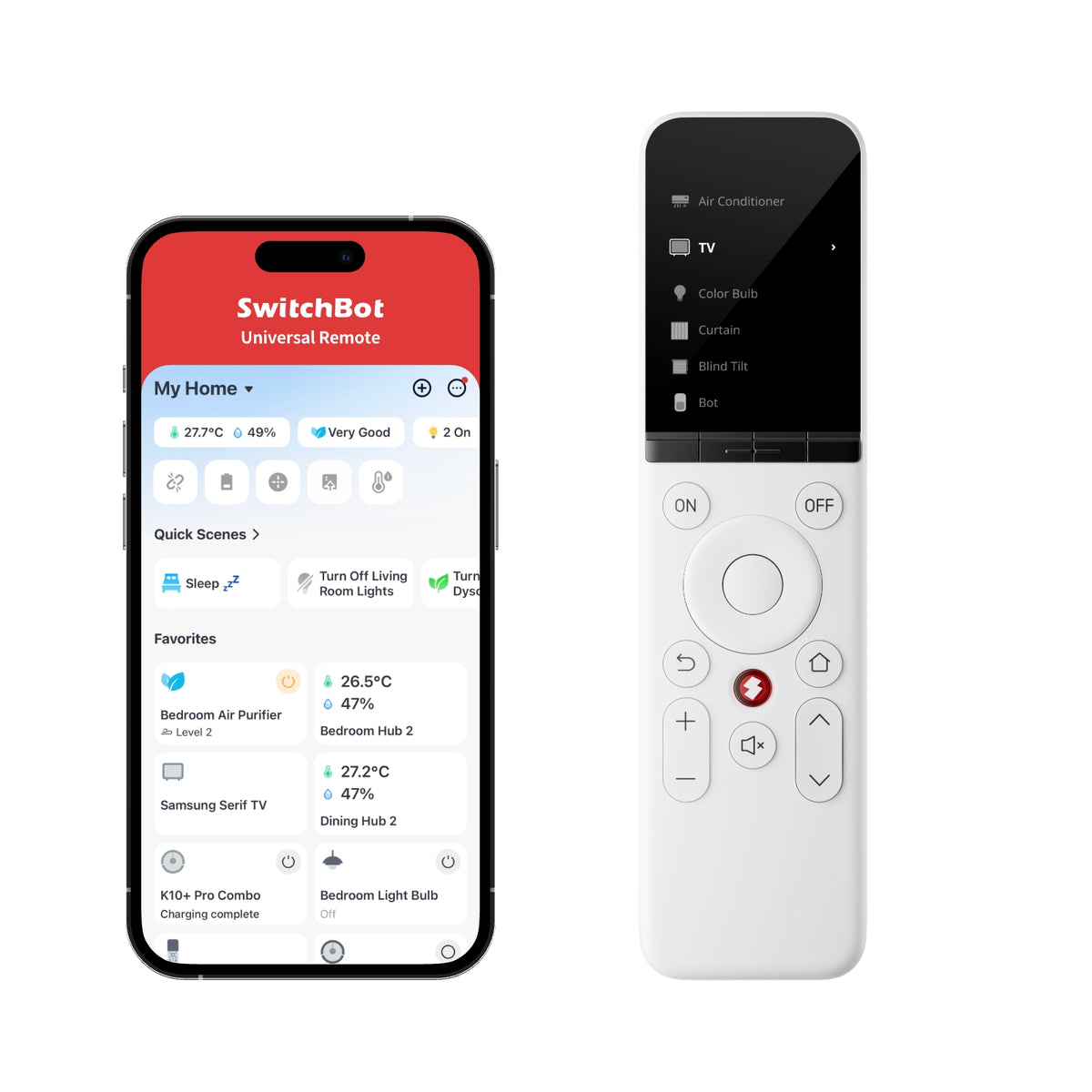 SwitchBot Universal Remote | Control 80,000+ IR Devices (Hub Required ...