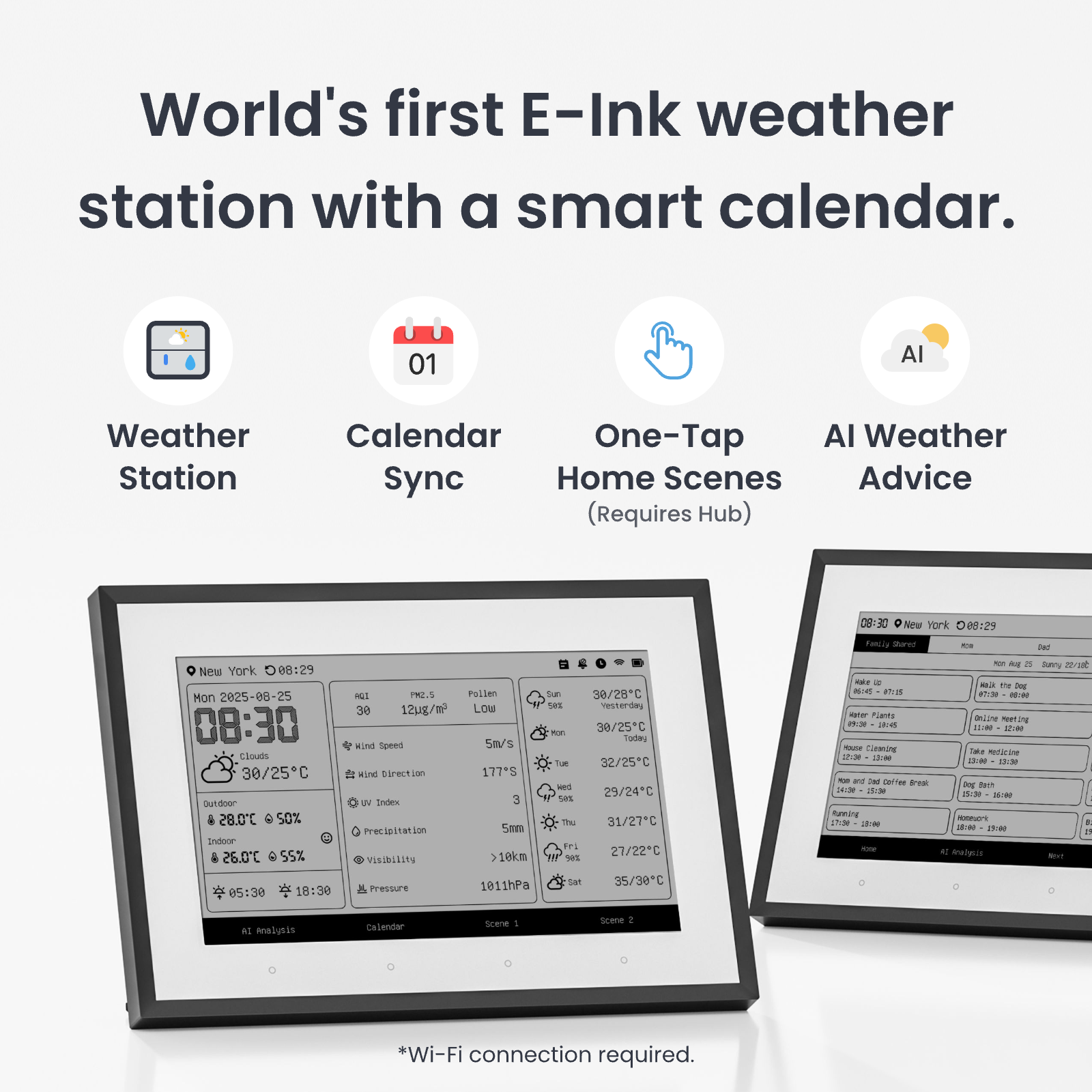 SwitchBot E-Ink Home Dashboard