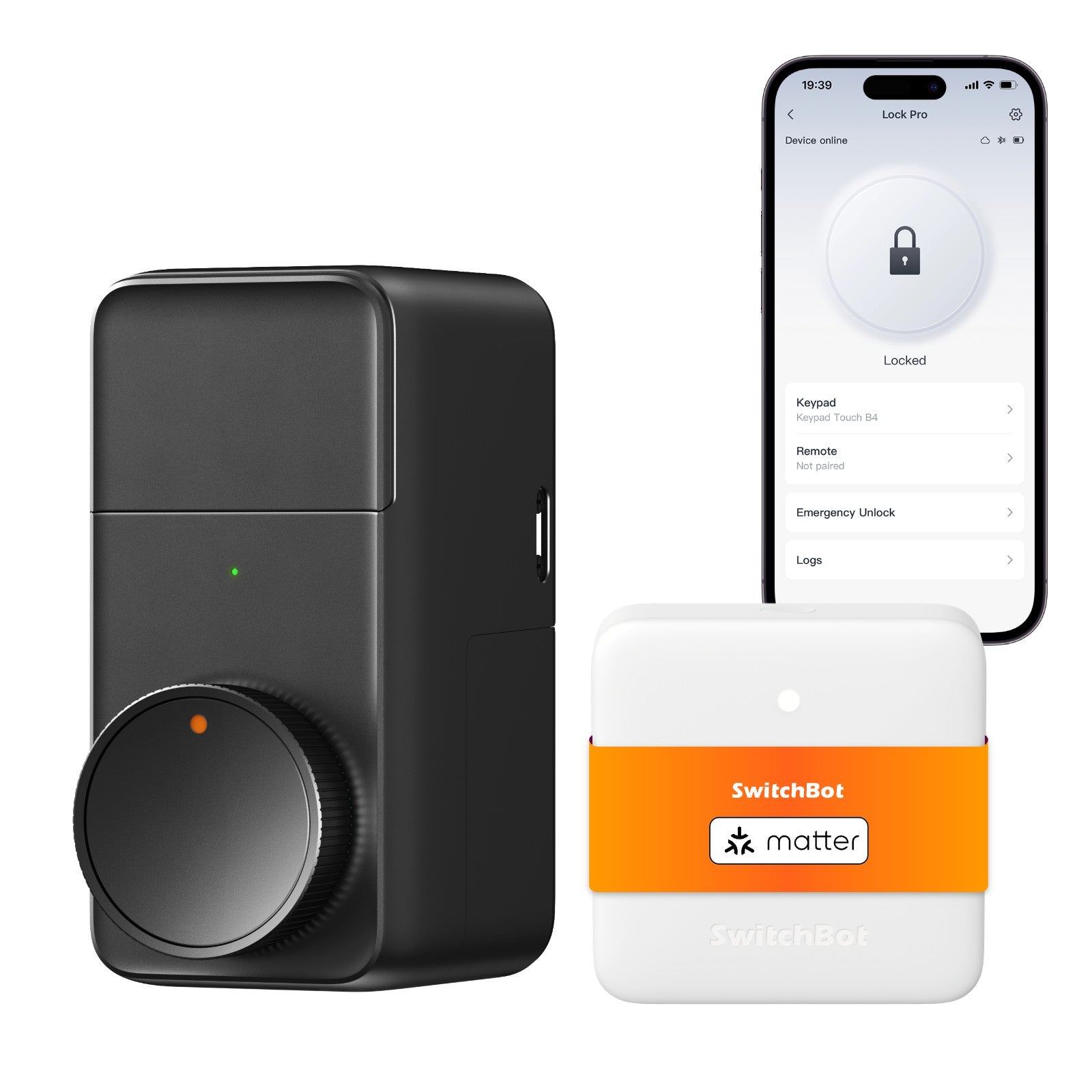 Ridge Lock Pro SwitchBot Lock Pro | Electric Smart Door Lock for Home Security ...